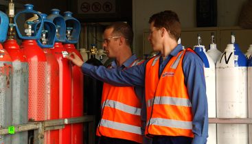 Gas cylinders safety training