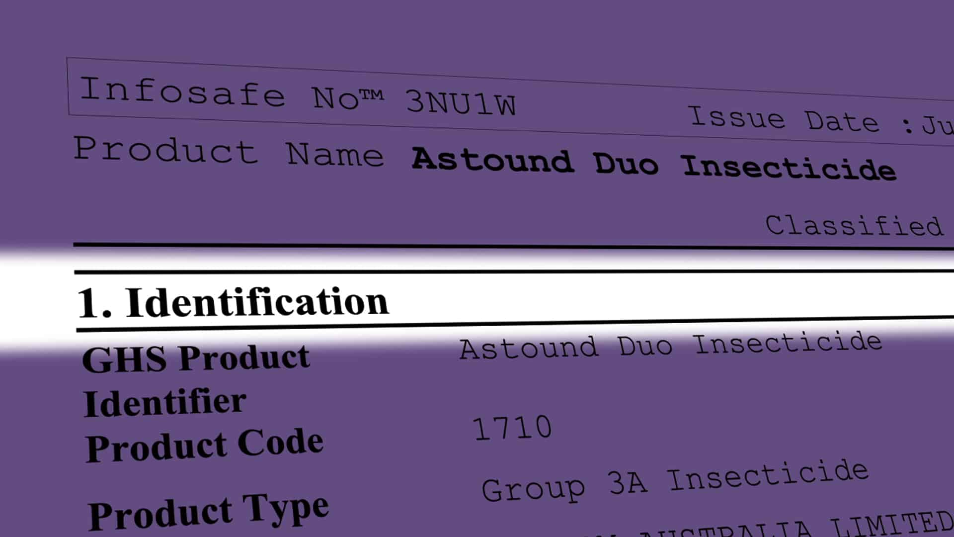 How to read a safety data sheet