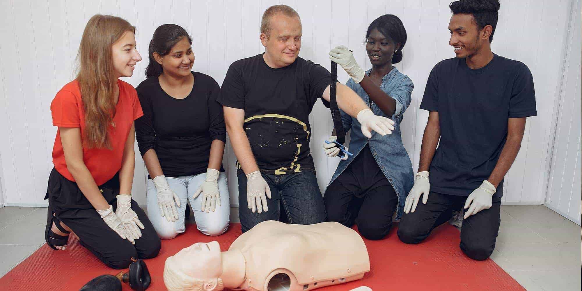 First aid training in the workplace