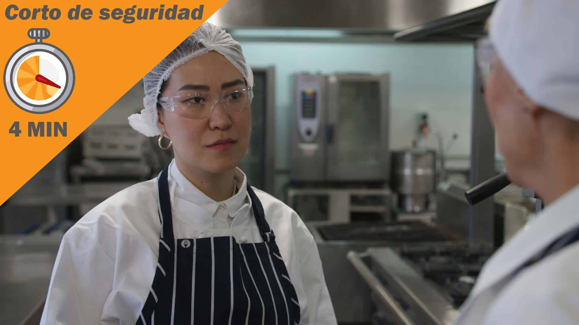 Seguridad en la cocina e higiene alimentaria – Peligros generales para la [Corto de seguridad]