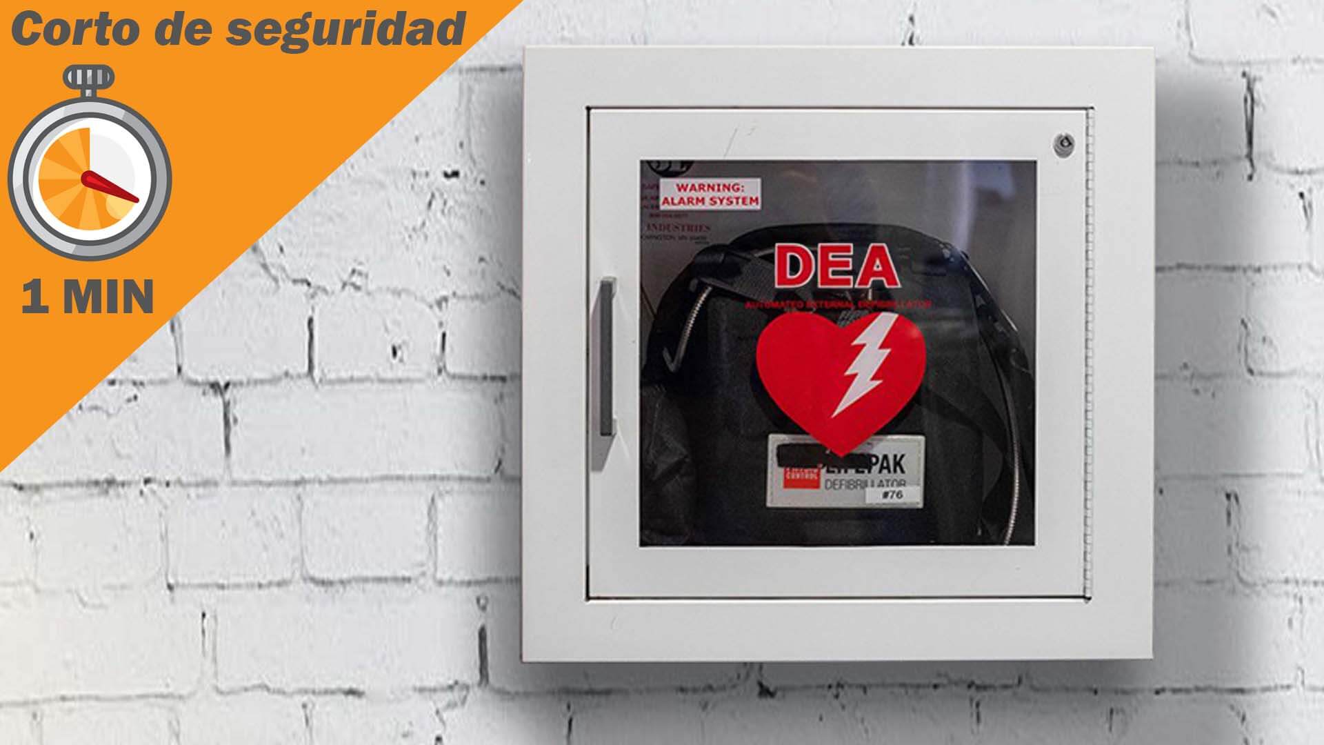 Cómo usar un desfibrilador externo automático (DEA)
