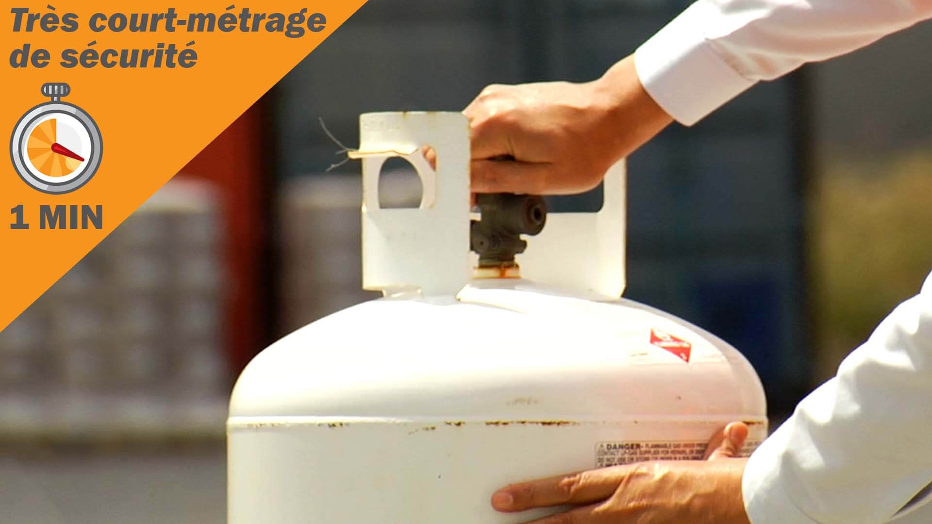 Contrôle des bouteilles à gaz avant utilisation